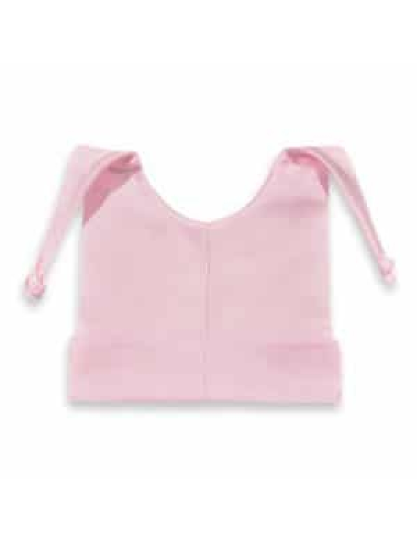 Leuke baby mutsjes met knoop maat 50/56